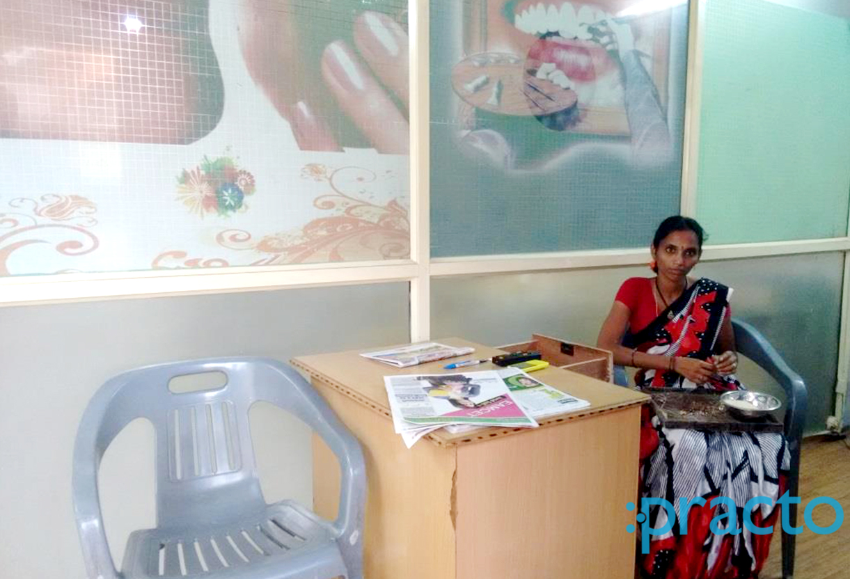 Reception at Shri Keerthi Dental Care Suryaraopet Vijayawada