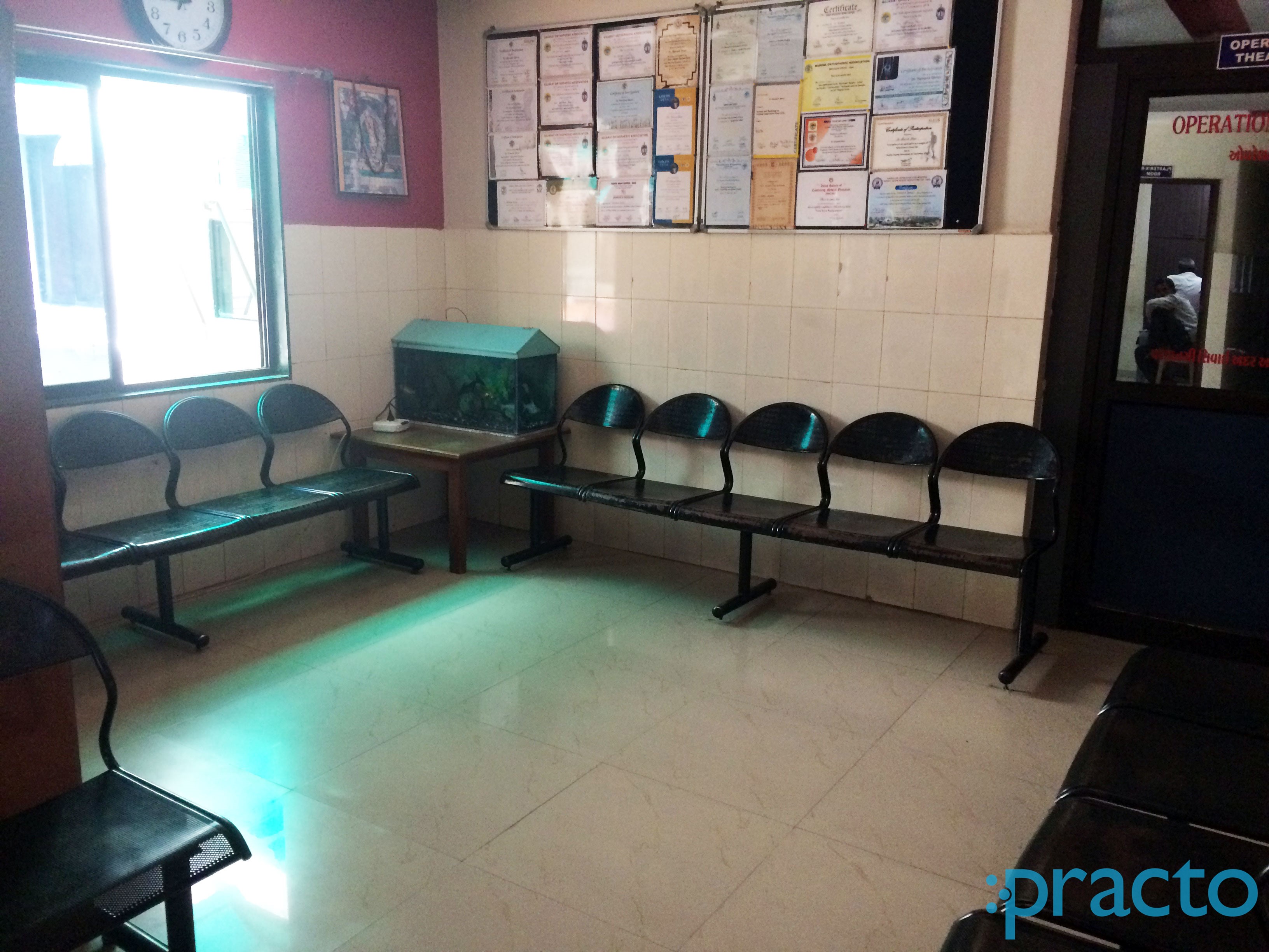 Waiting Area at Chiranjeev Hospital Chhani Vadodara