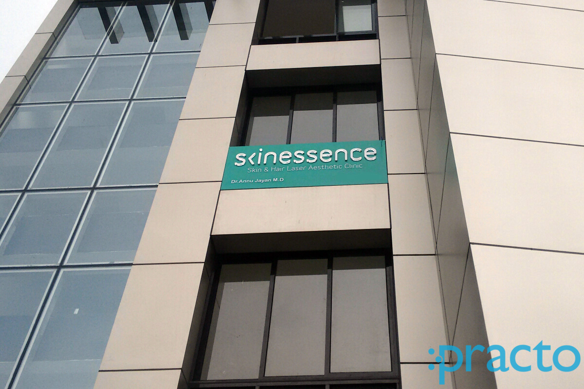 Entrance at Skinessence, Skin & Hair Laser Aesthetic Clinic Kadavanthra Ernakulam