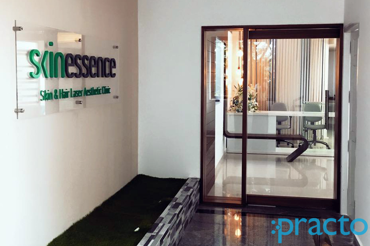 Entrance at Skinessence, Skin & Hair Laser Aesthetic Clinic Kadavanthra Ernakulam
