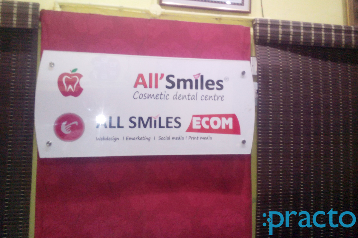 Entrance at All Smyles Cosmetic Dental Centre Alwarpet Chennai