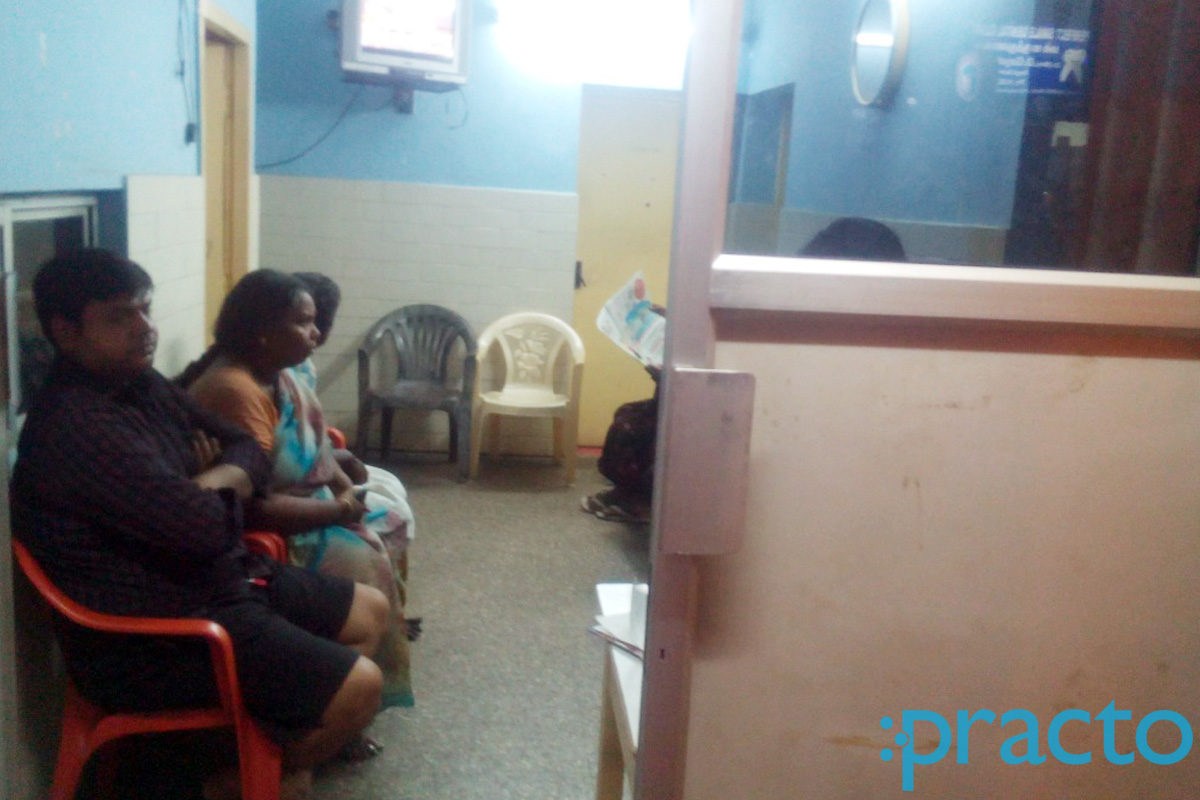 Waiting Area at P.Ravindrababu Clinic Pazavanthangal Chennai