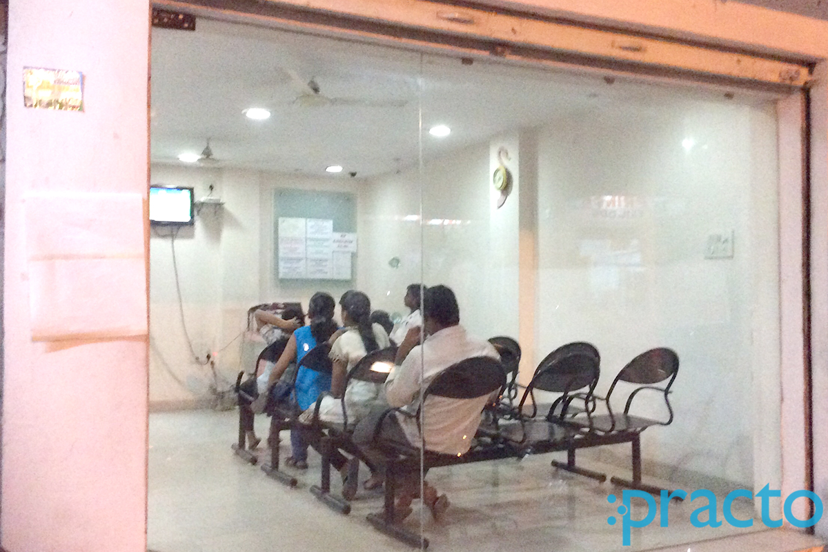 Waiting Area at Health Care Superspeciality Poly Clinic Bowenpally Hyderabad