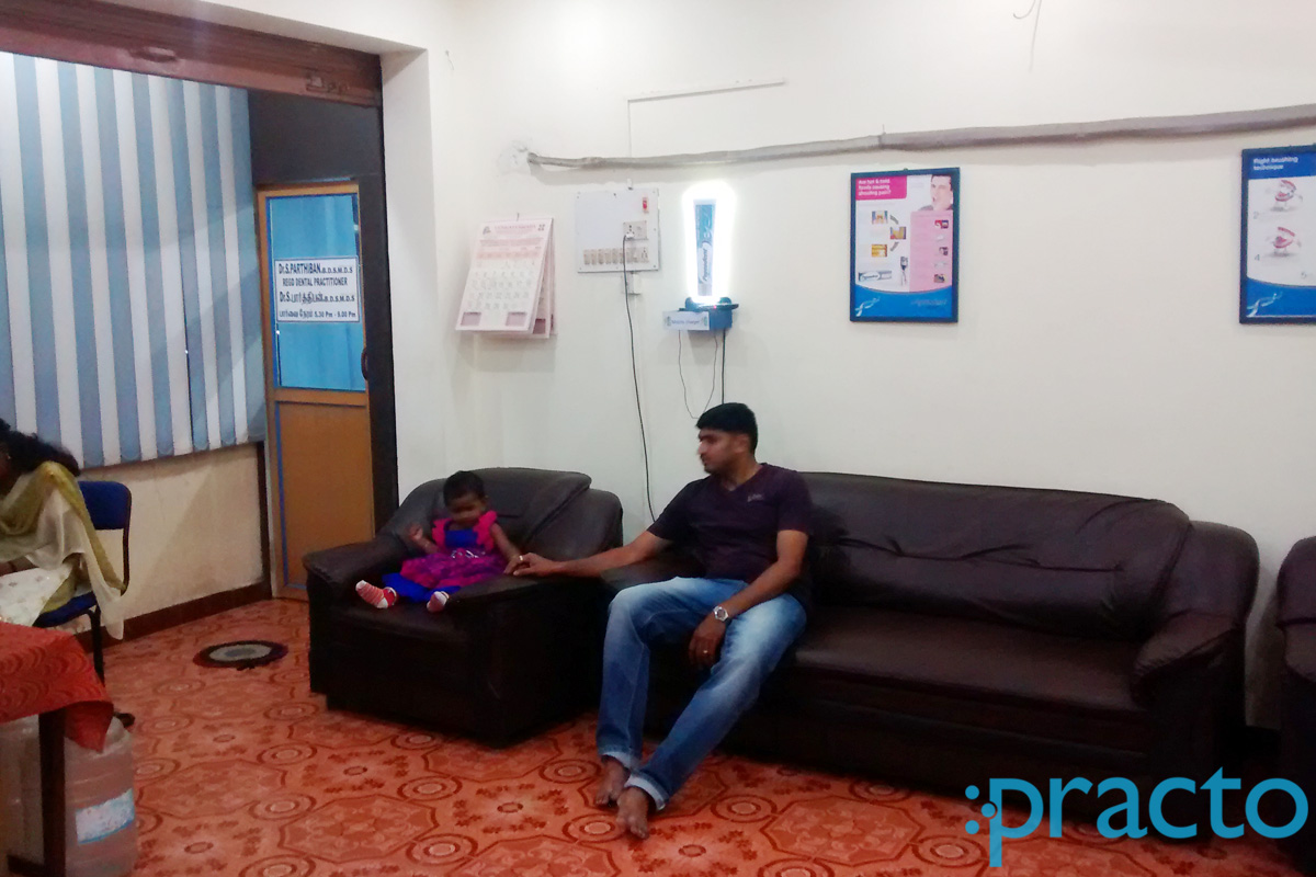 Waiting Area at Dr.partiban's Dental Clinic Tambaram East Chennai