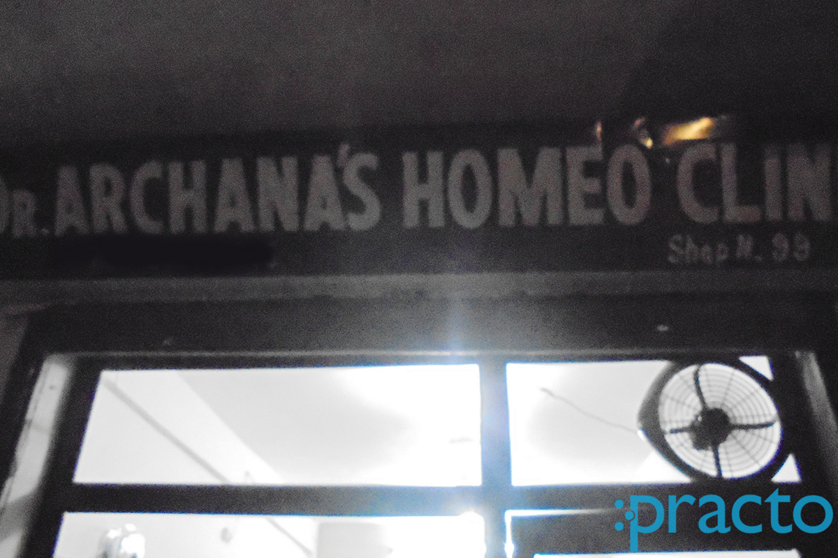 Entrance at Dr. Archana's Homeo Clinic Gomtinagar Lucknow