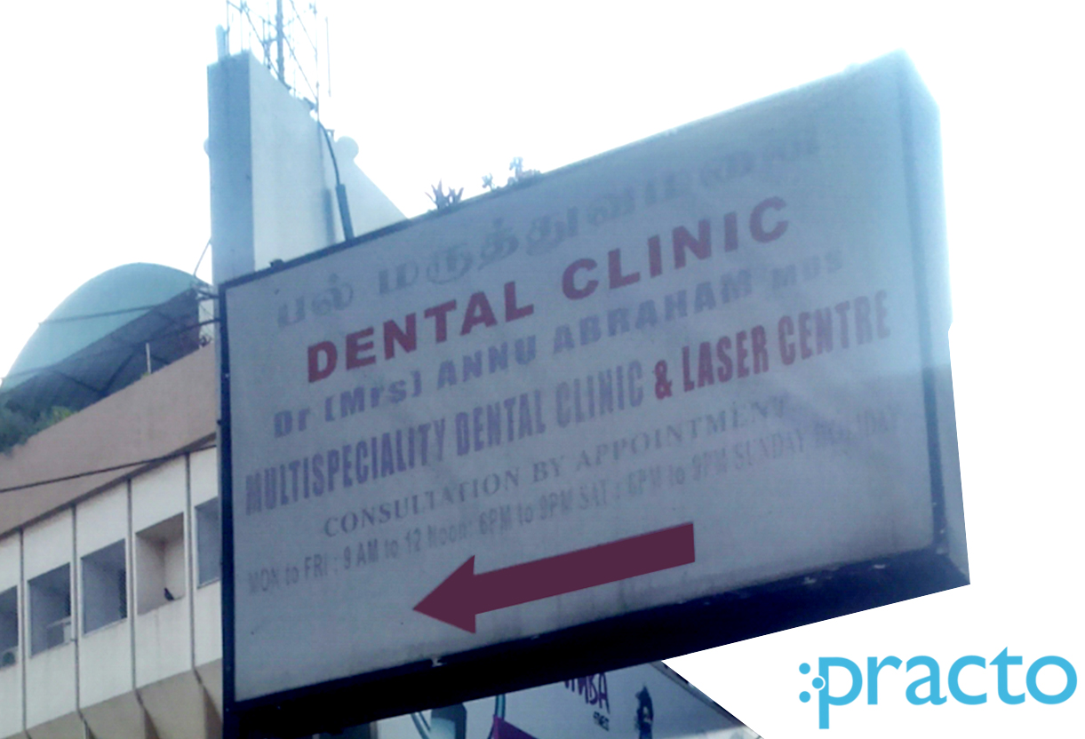 Annabraham's Mltspecalty Dental Clnic Nelson Manickam Road Chennai
