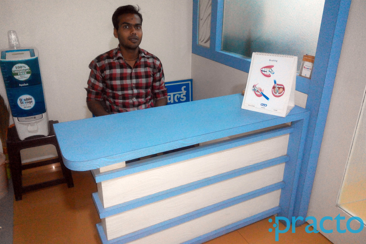 Reception at Dental Care World Rambagh Indore