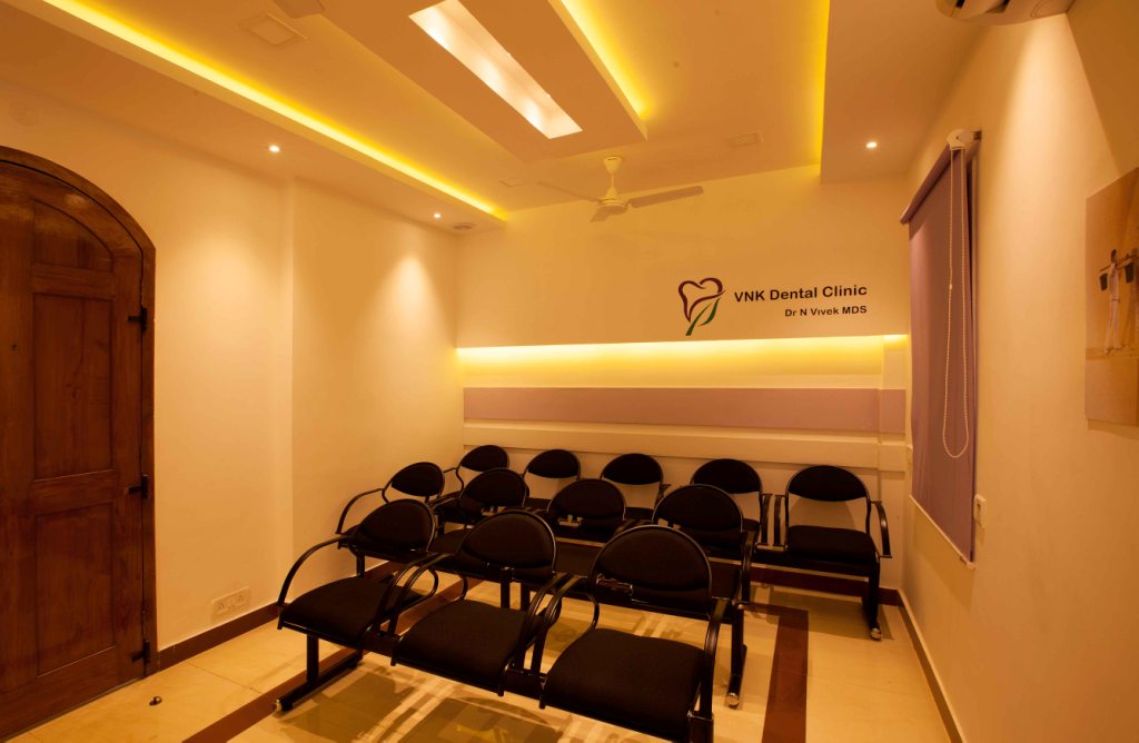 Waiting Area at VNK Dental Clinic Padi Chennai