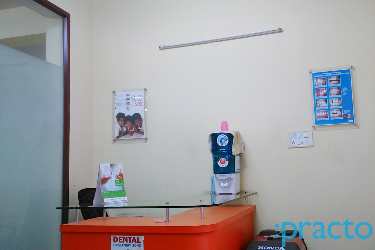 Reception at Madhu's Dental Solutions Nagarbhavi Bangalore