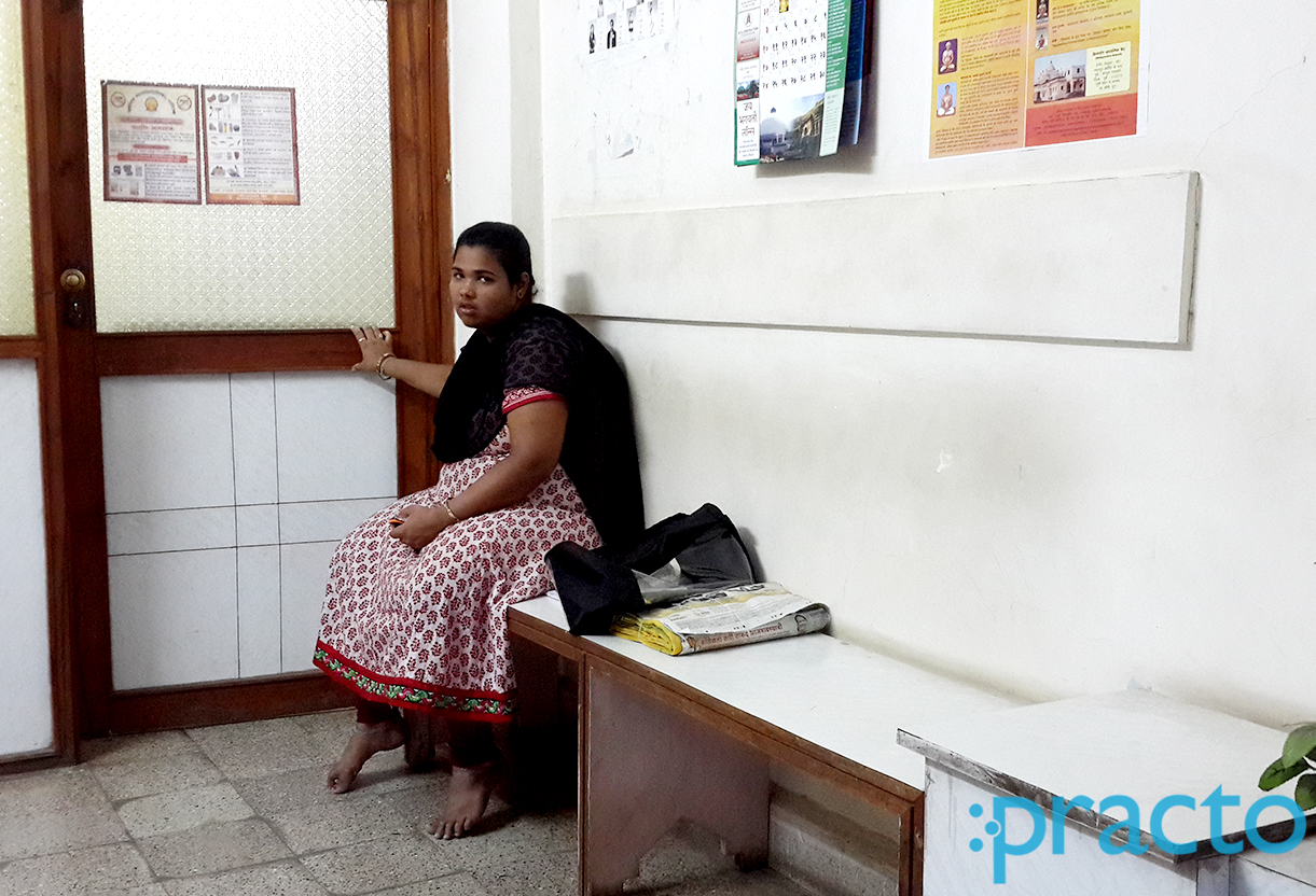 Waiting Area at Om Clinic Nashik Road Nashik