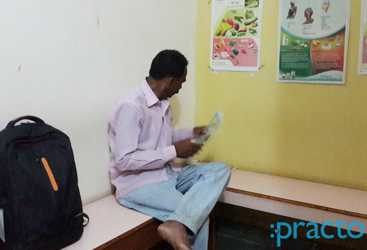 Waiting Area at Bharadwaj Clinic Satpur Township Nashik