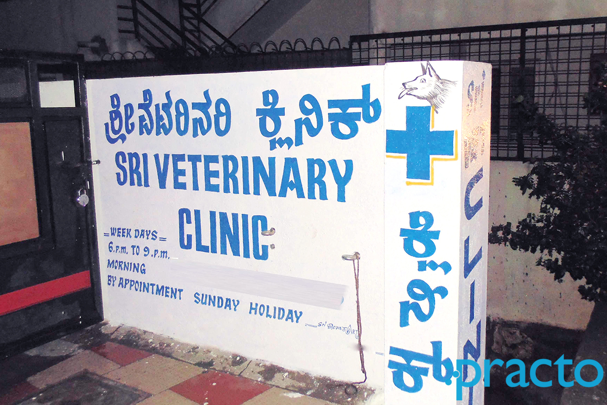 Entrance at Sri Veterinary Clinic Nagarbhavi Bangalore