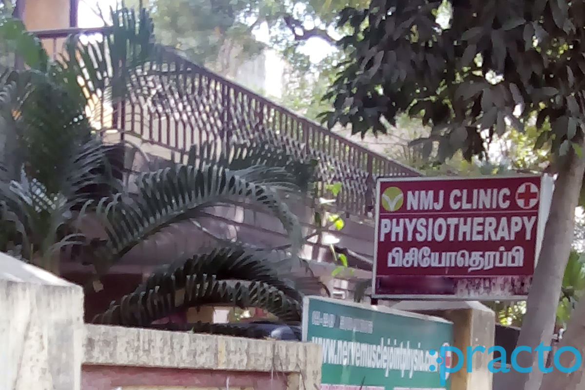 Entrance at NMJ Physio Clinic Velachery Chennai