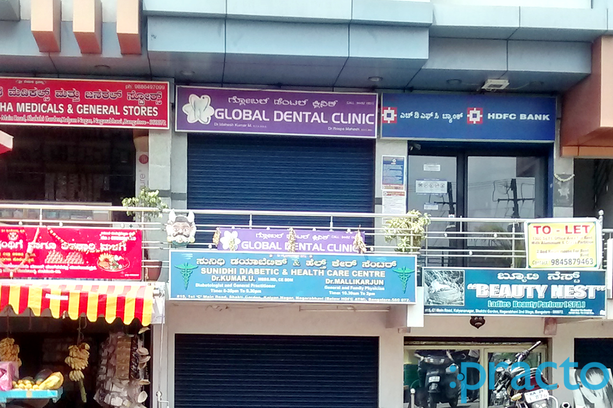 Entrance at Sunidhi Health Care Centre Nagarbhavi Bangalore
