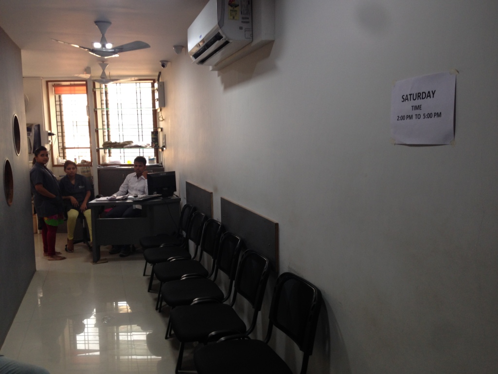 Waiting Area at Prasann Hospital Majura Gate Surat