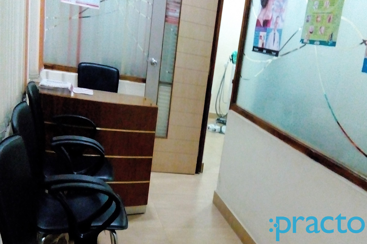 Reception at Sraddha Multispeciality Dental & Impalnt Clinic Seethammadhara Visakhapatnam
