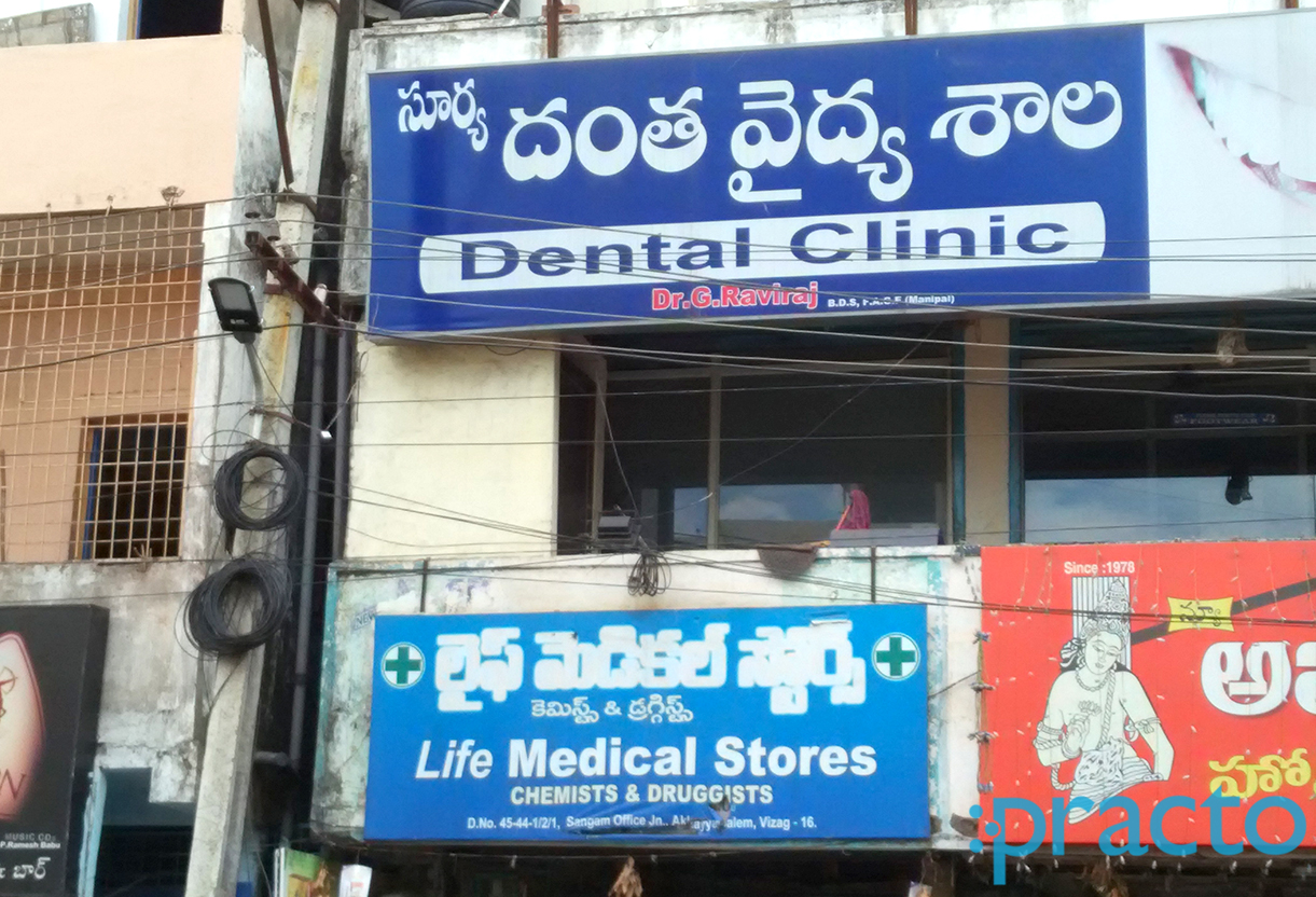 Entrance at Surya Dental Clinic Akkayyapalem Visakhapatnam