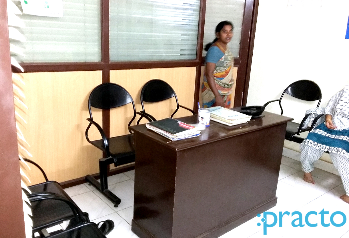 Reception at Denta Care Dental Clinic MuraliNagar Visakhapatnam