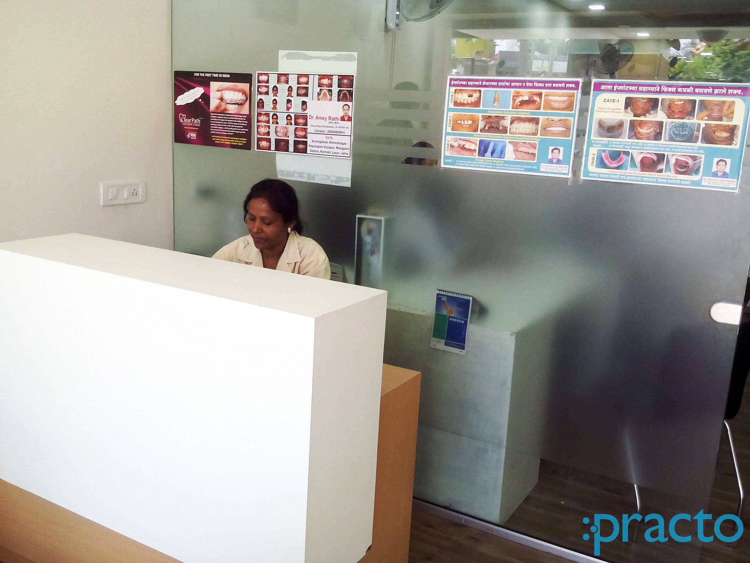 Reception at My Teeth  Advanced Dental Care & Implant Center Kranti Chowk Aurangabad
