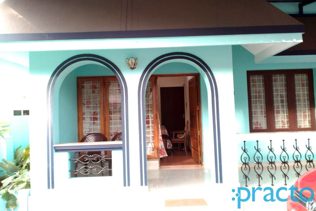 Entrance at Dr. Santha Ayurveda Clinic Vennala Ernakulam