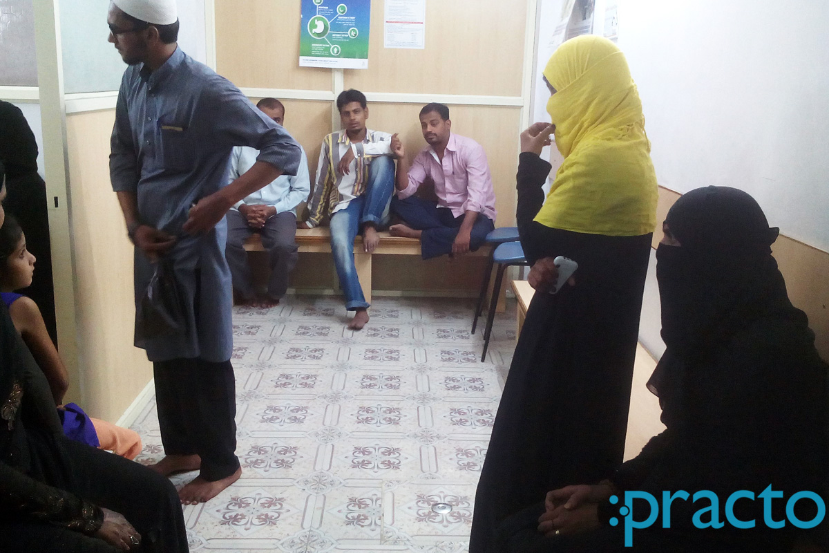 Waiting Area at Dr. J. G. Gite Clinic Kiradpura Aurangabad