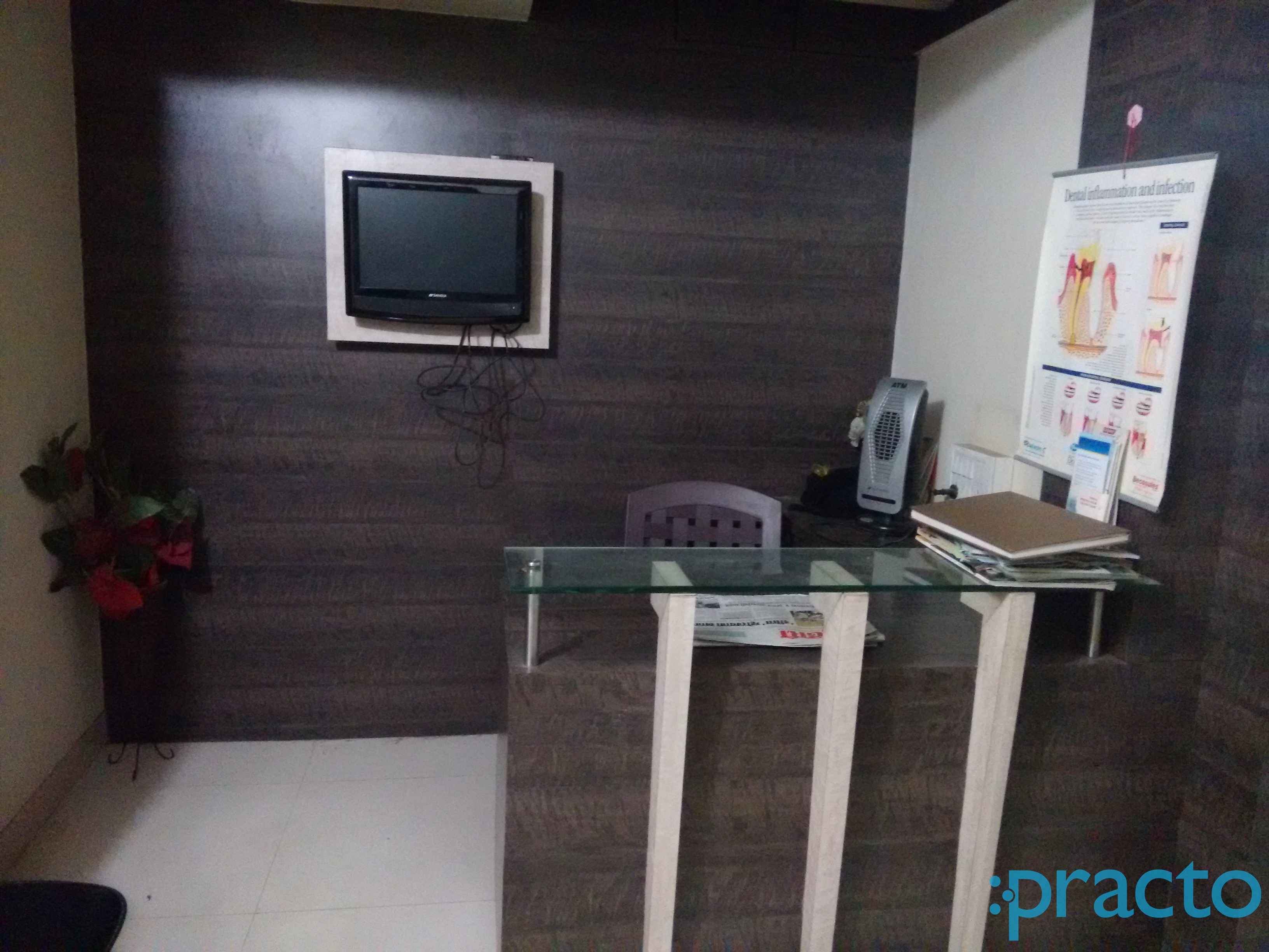 Reception Area at Dent Care Clinic Sinhagad Road Pune