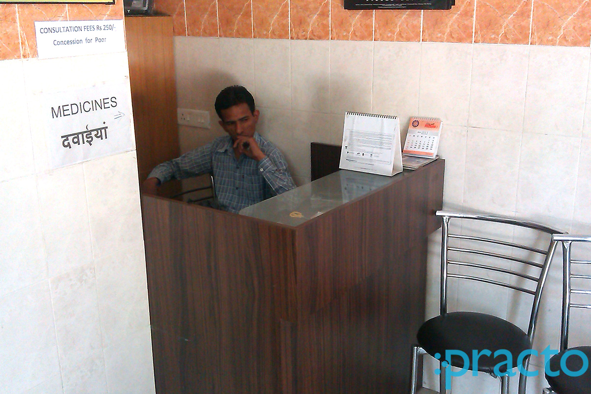 Reception at B.K. Chest,  Allergy & Sleep Clinic New deep nagar Ludhiana