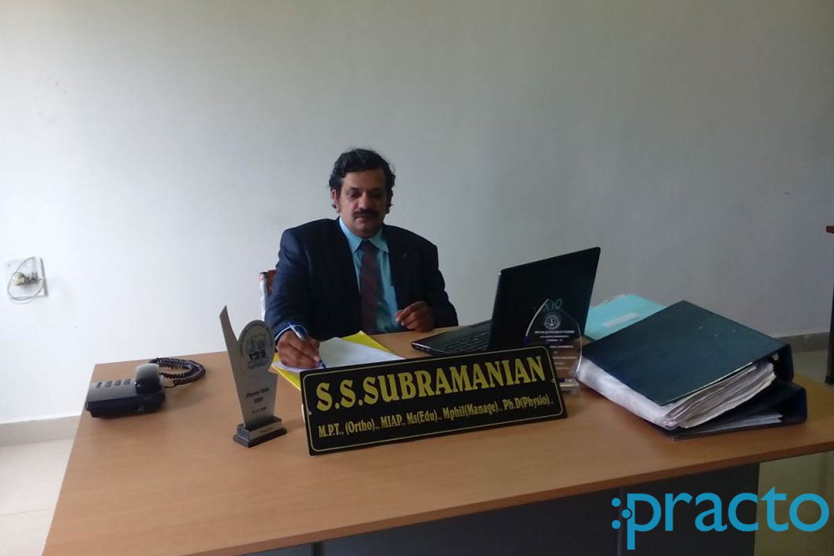OPD/Ward at Dr. S.S. Subramanian's Physiotherapy Clinic Adyar Chennai