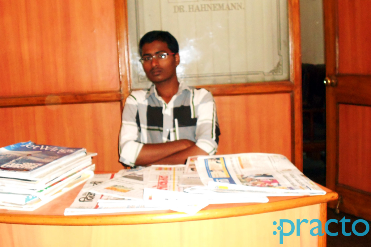 Reception at Arnica Super Specialty & Research In Homeopathy Vidya Nagar Aurangabad