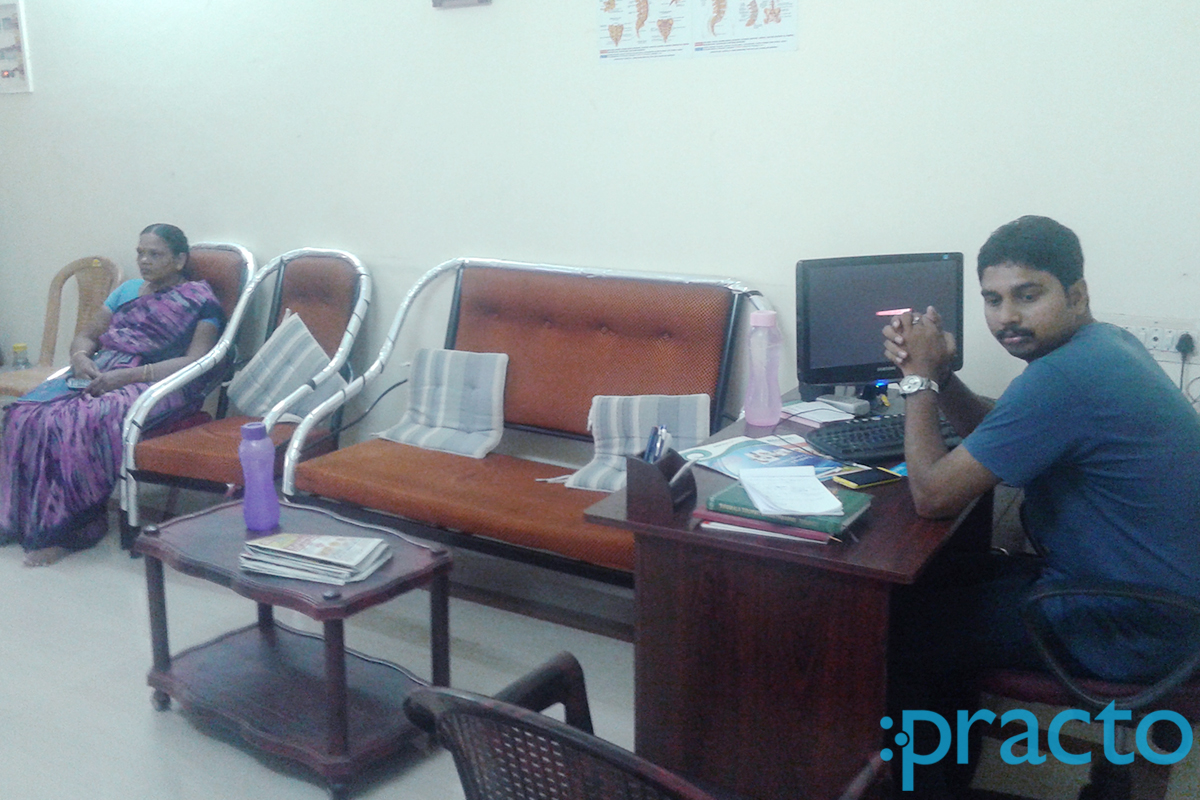 Waiting Area at Nathan Physiotherapy Clinic Pallikaranai Chennai