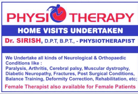 Physiotherapy Home Visits In Nampally Nampally Hyderabad