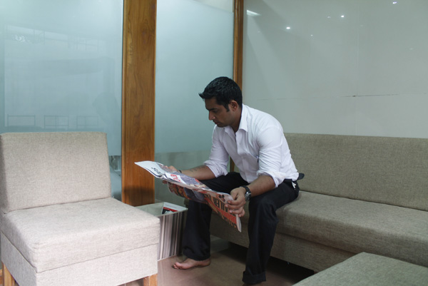 Waiting Area at Ganatra's Dental Care Bandra West Mumbai
