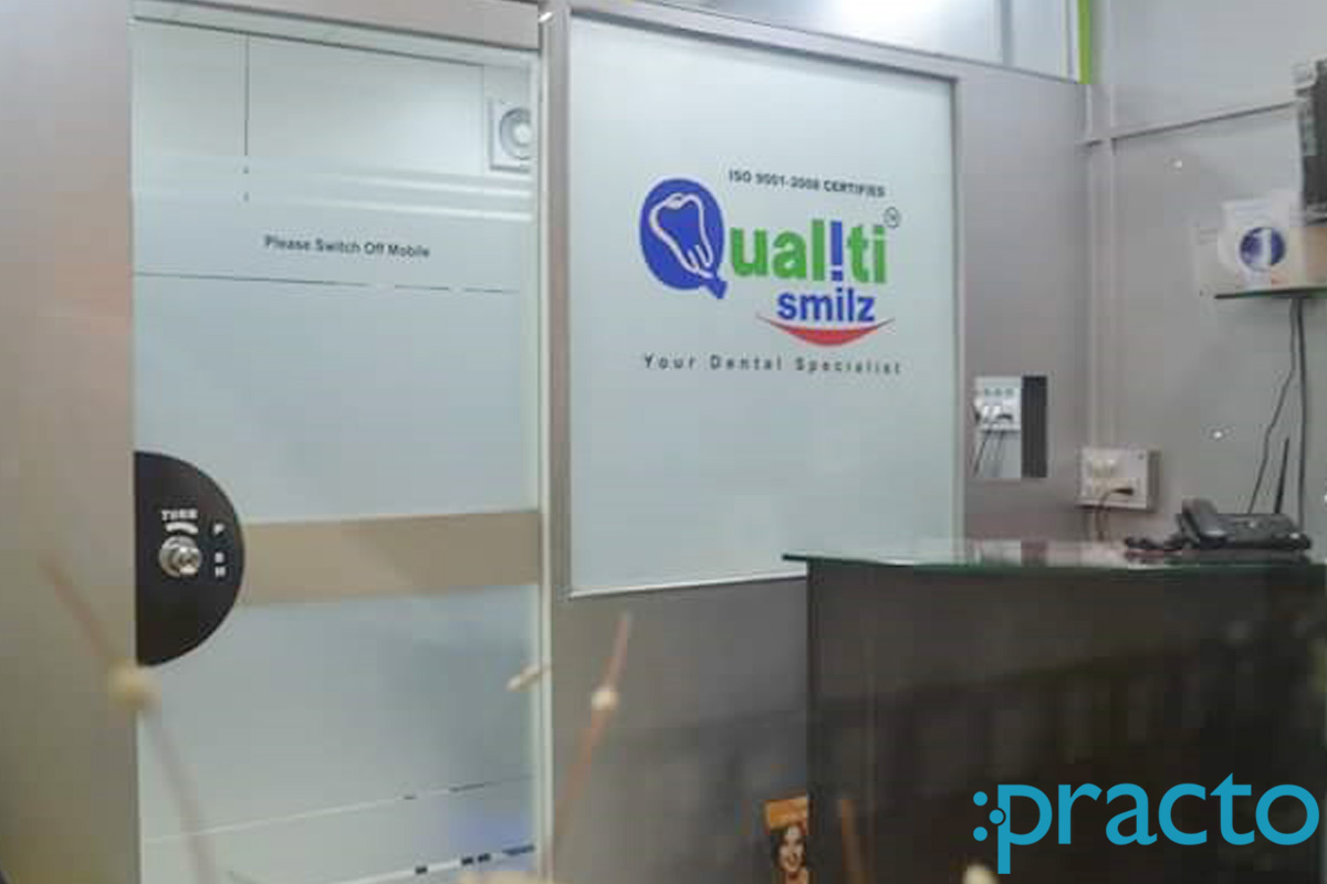 Reception at Qualiti Smilz Dental Clinic Bhosari Pune