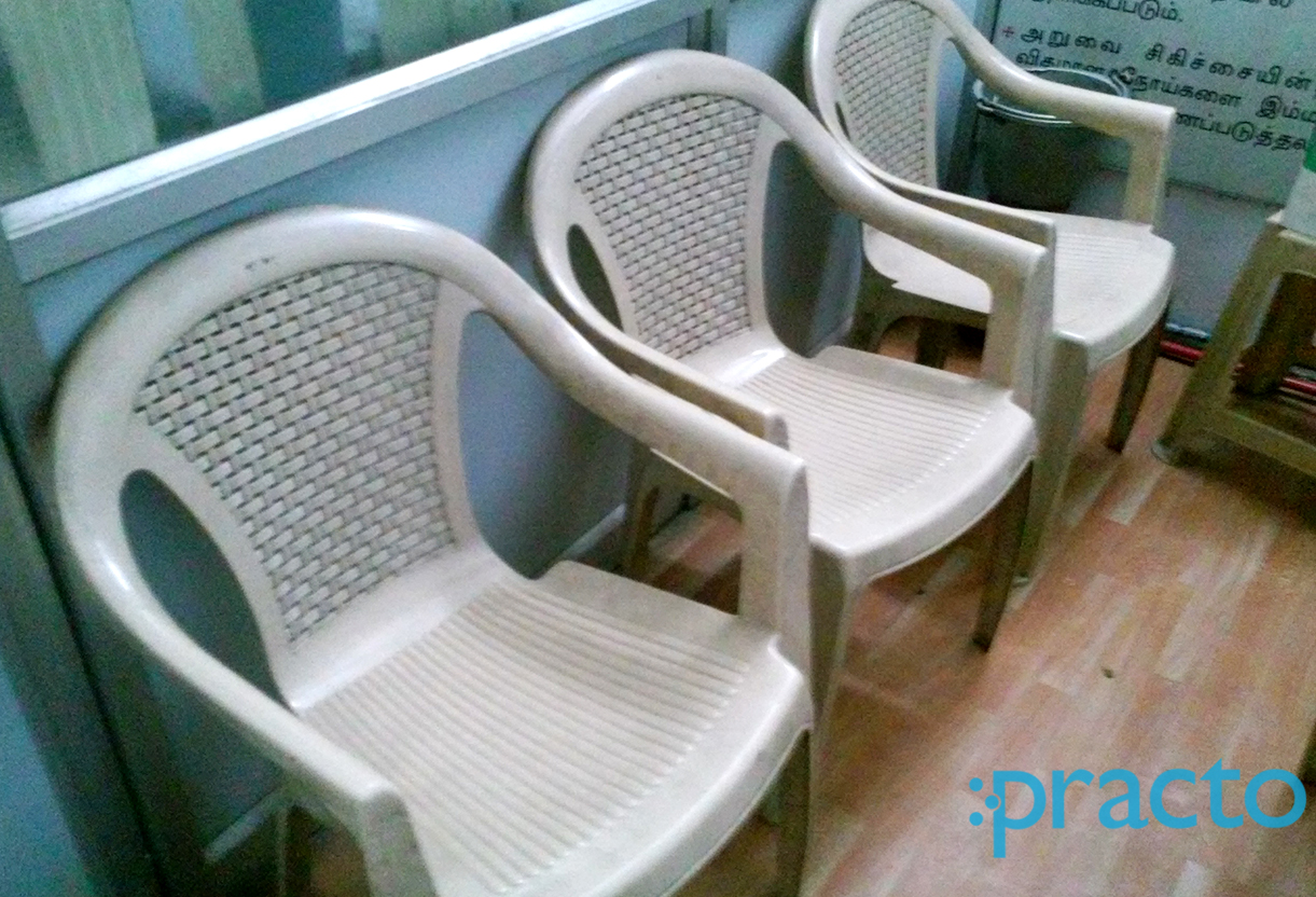Waiting Area at SV Homoeopathy Clinic Ganapathy Coimbatore