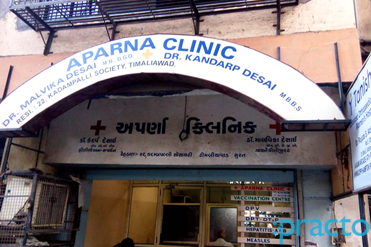 Entrance at Aparna Clinic Khatodara Surat