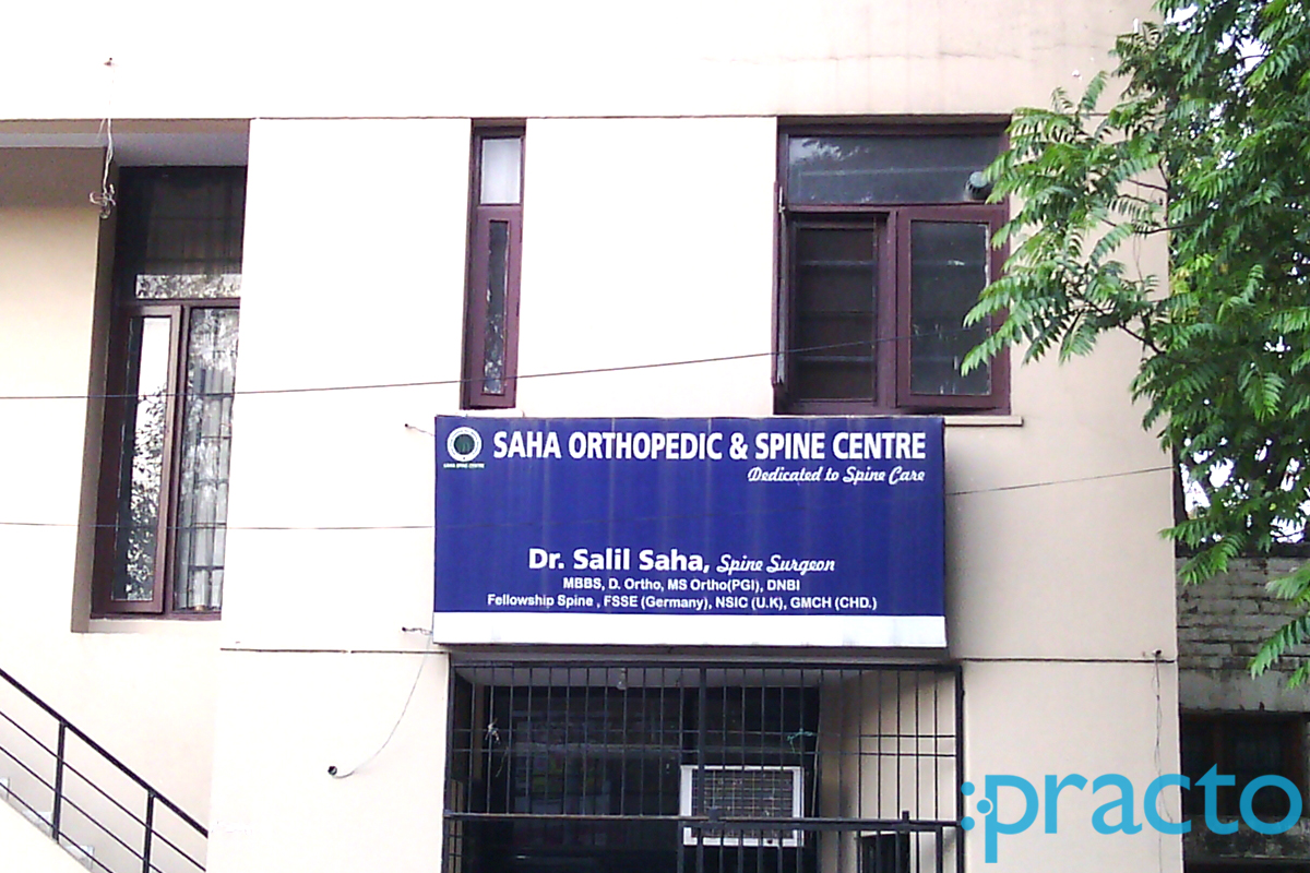 Entrance at Saha Orthopaedic & Spine Centre Sector-54 Mohali