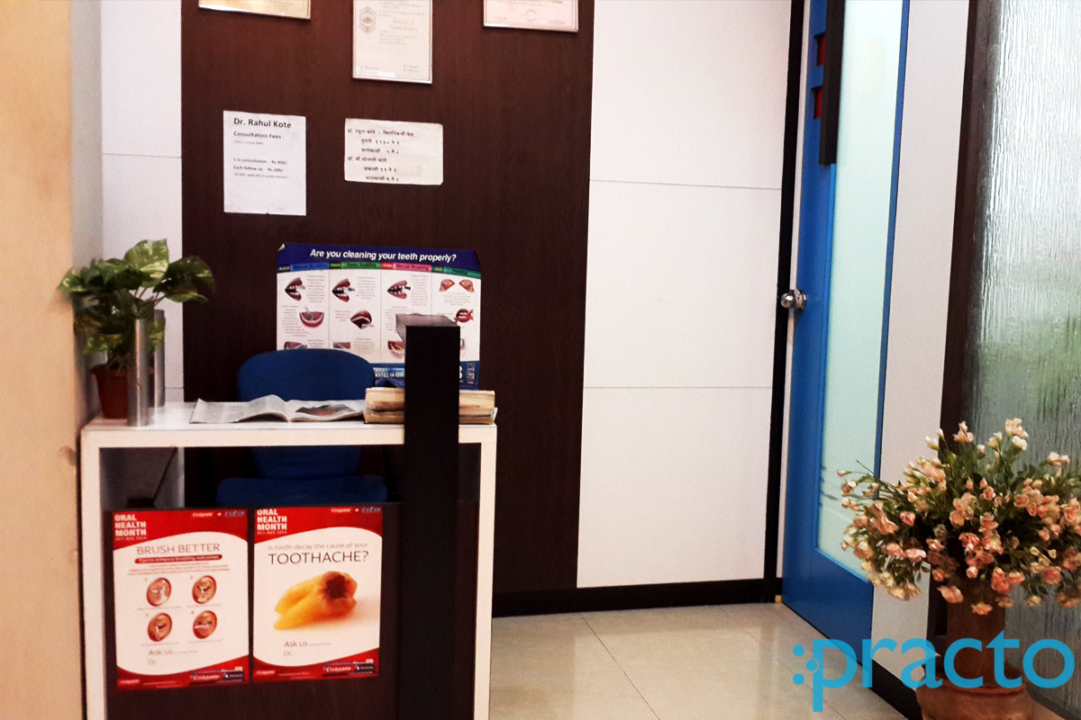 Reception at Dr Kote Skin Care Clinic Canada Corner Nashik