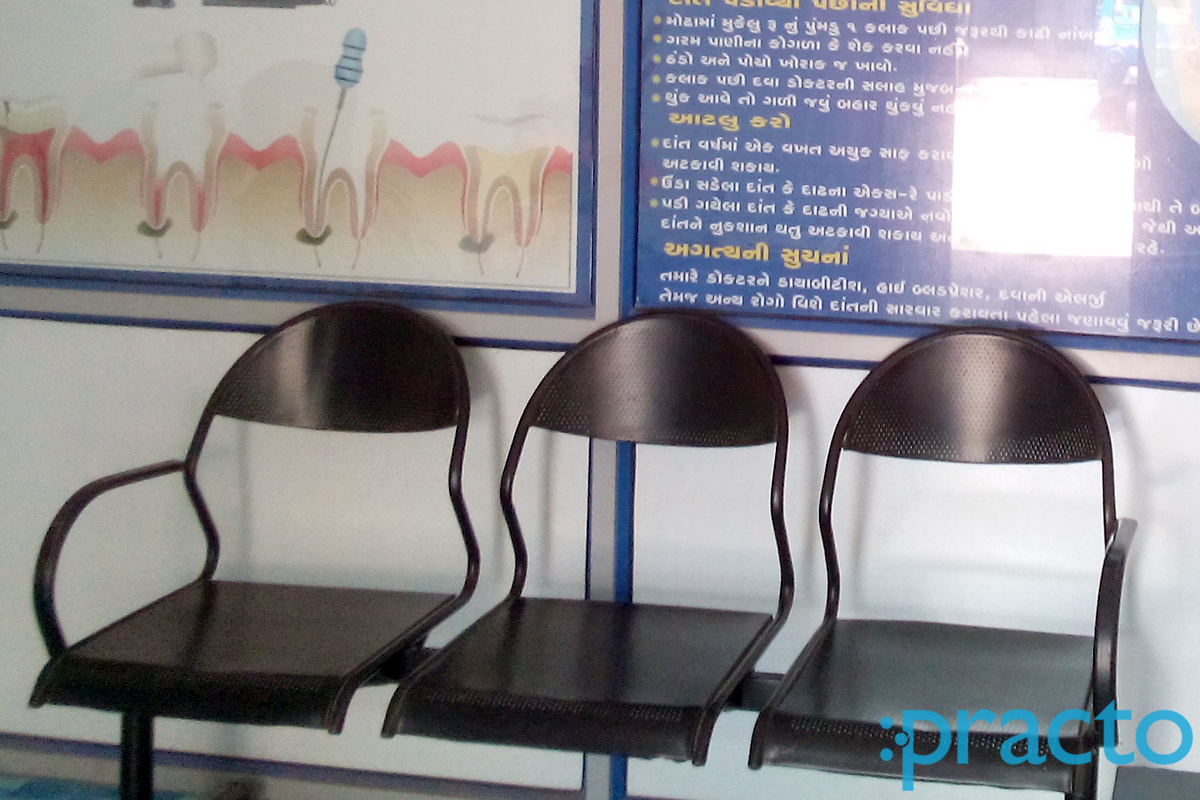 Waiting Area at Talaviya Dental Clinic Varachha Road Surat