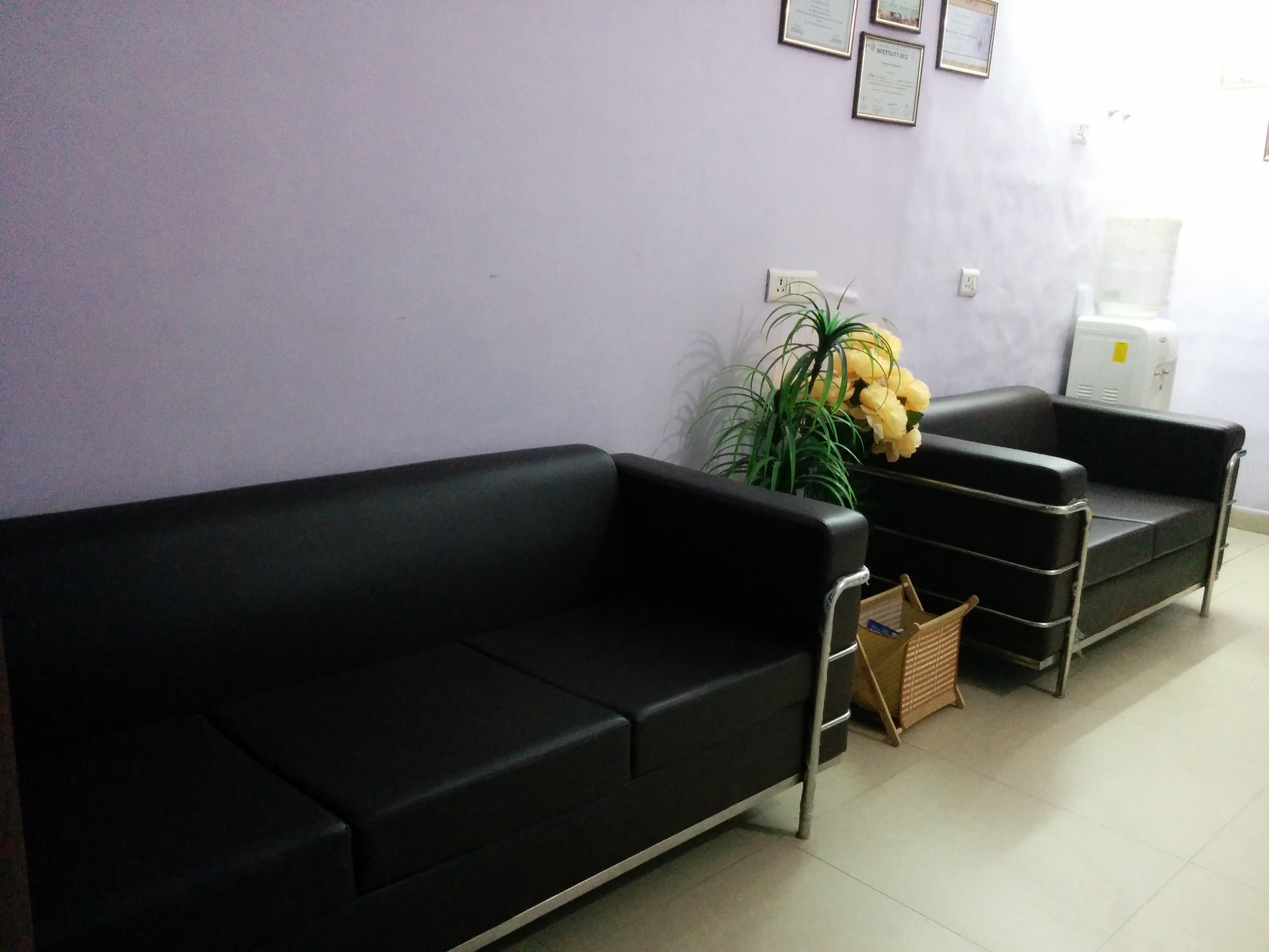 Waiting Area at Faith Infertility & IVF Clinic Indirapuram Ghaziabad