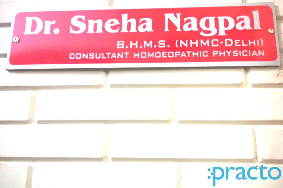 Entrance at Dr. Sneha's Homeopathic Clinic Dwarka Delhi