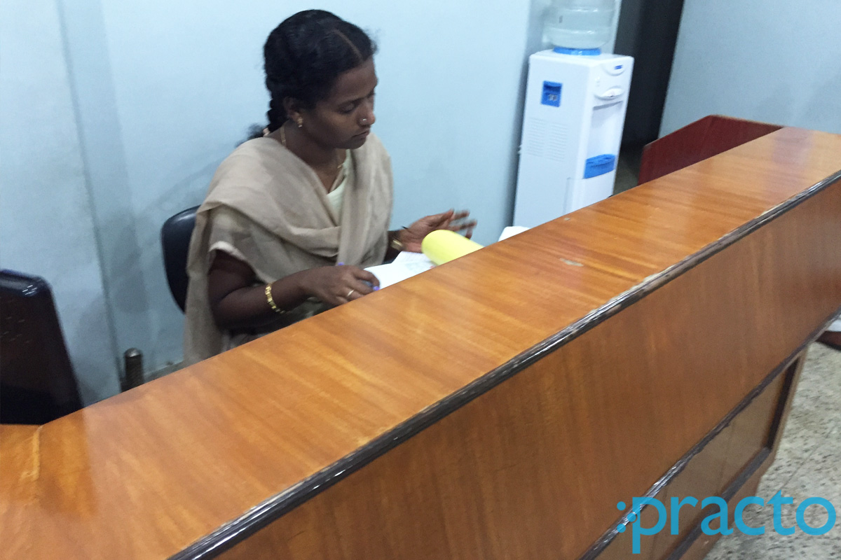 Reception at Nova Care Diagnostics Services & Poly clinic Narayanguda Hyderabad