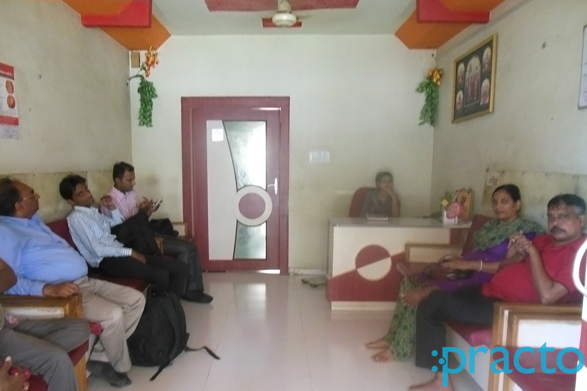 Waiting Area at Sarveshwar Hospital Ajwa Road Vadodara