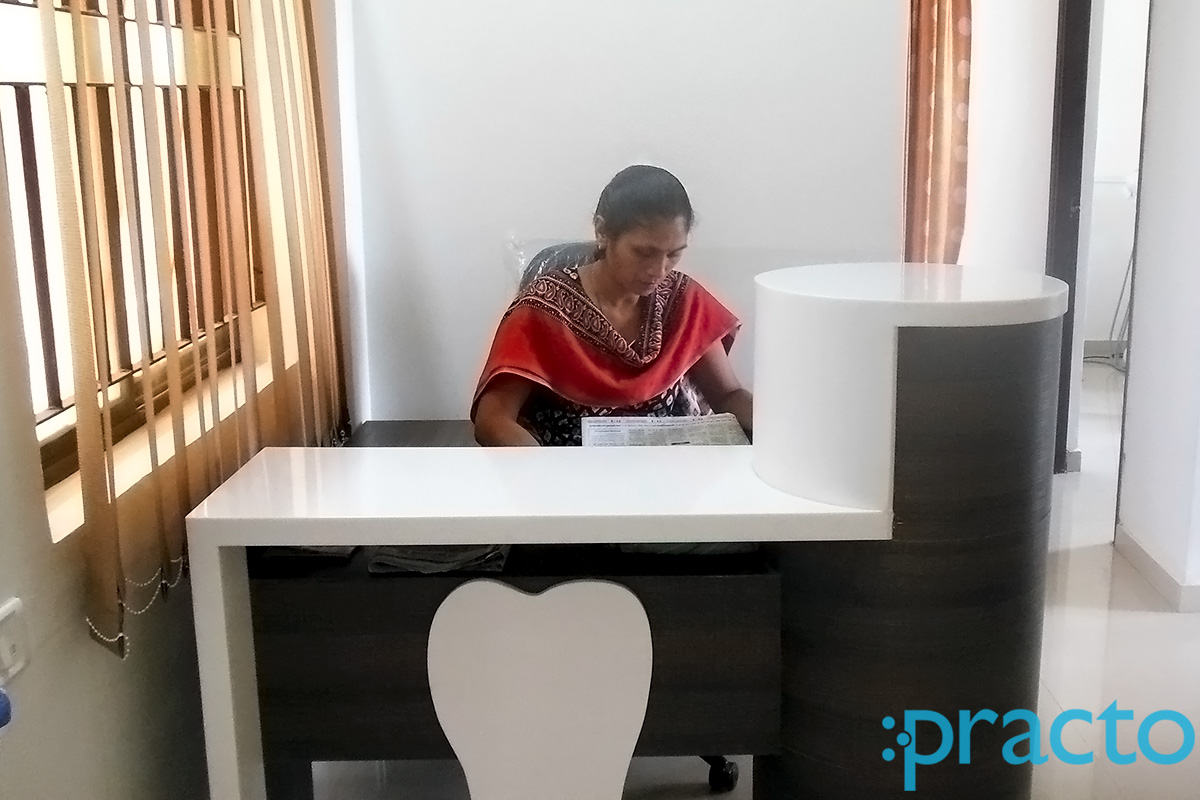 Reception at Dr Nirav's Dental World & Implant Centre Atladara Vadodara