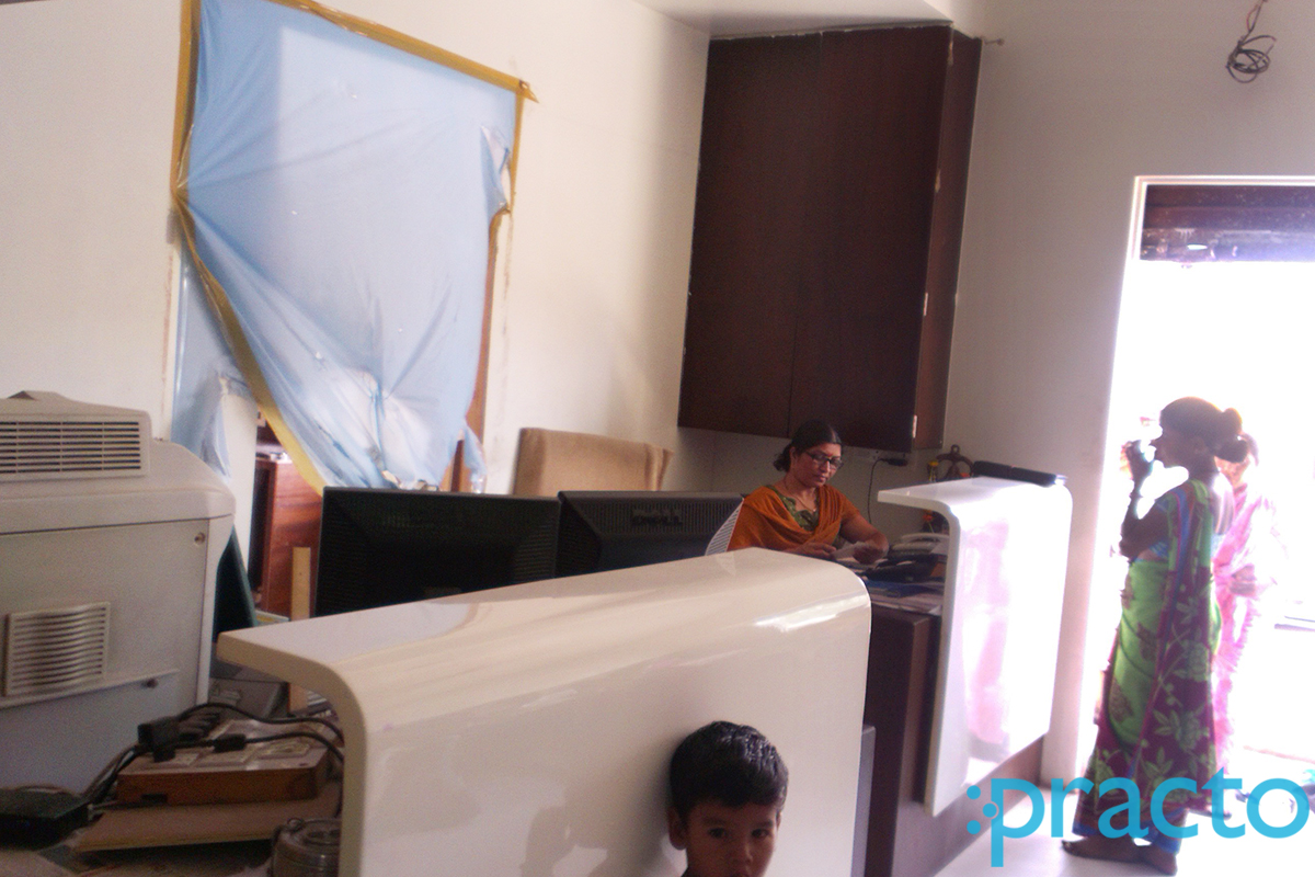 Reception at Trimurti Diagnostics Trimurti Chowk Nashik