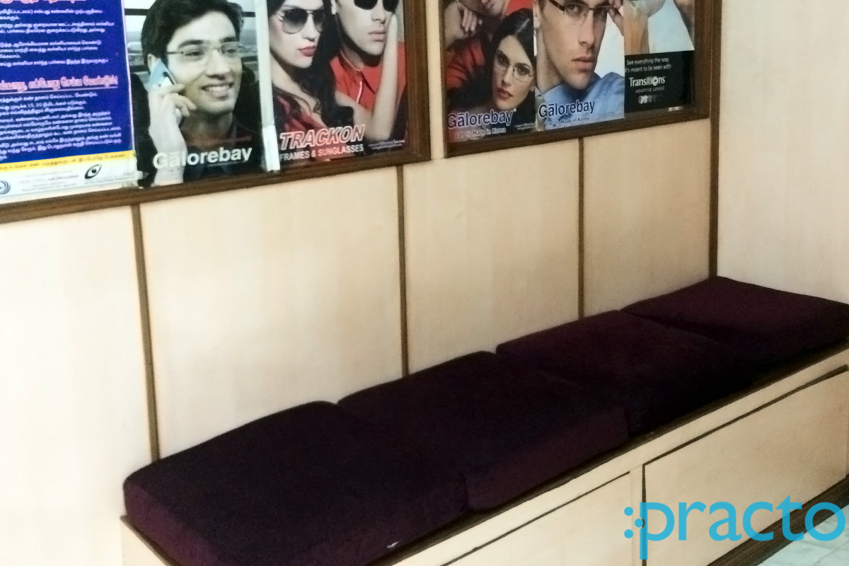 Waiting Area at Saravanan Eye Clinic Valasaravakkam Chennai