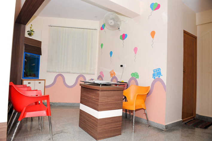Waiting Area at Rajeev Child Care Nagarbhavi Bangalore