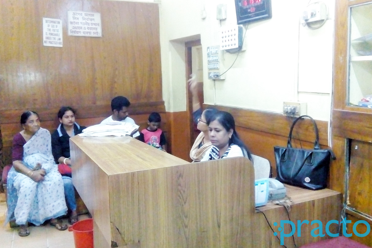 Waiting Area at D.D Health Home Beliaghata Kolkata