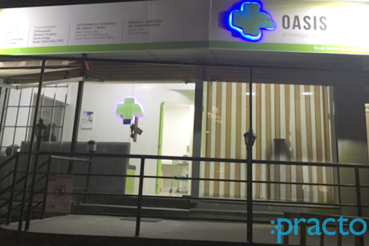 Entrance at Oasis Clinic Baner Pune