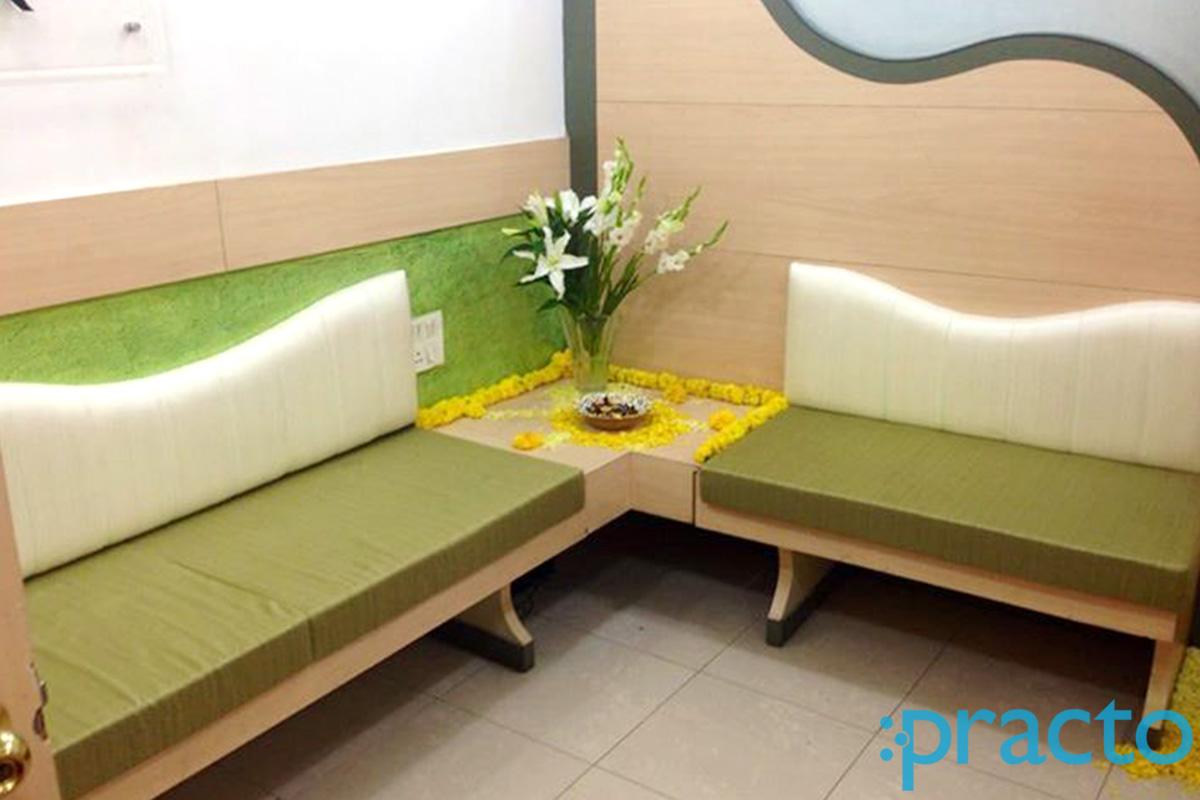 Waiting Area at Smile n Glow Dental & Skin Care Law College Road Pune