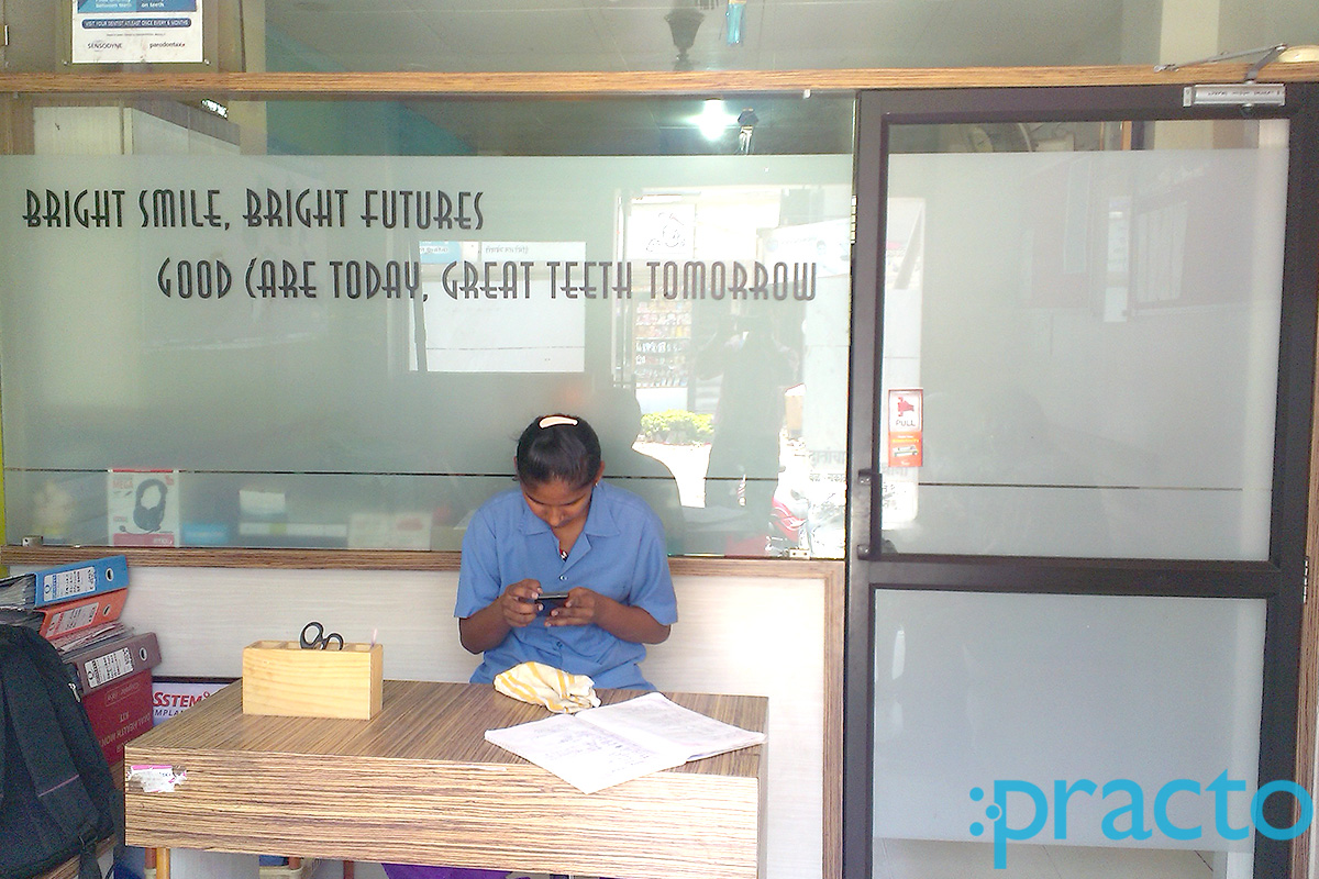 Reception at Dr. Nemade's Dental Clinic Cidco Colony Nashik